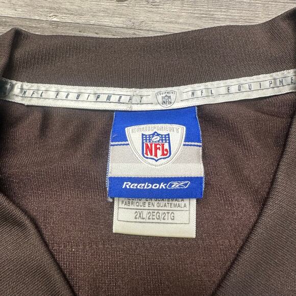 Reebok NFL Cleveland Browns Brady Quinn #10 Mens 2XL Signed Mesh Football Jersey - Picture 6 of 12